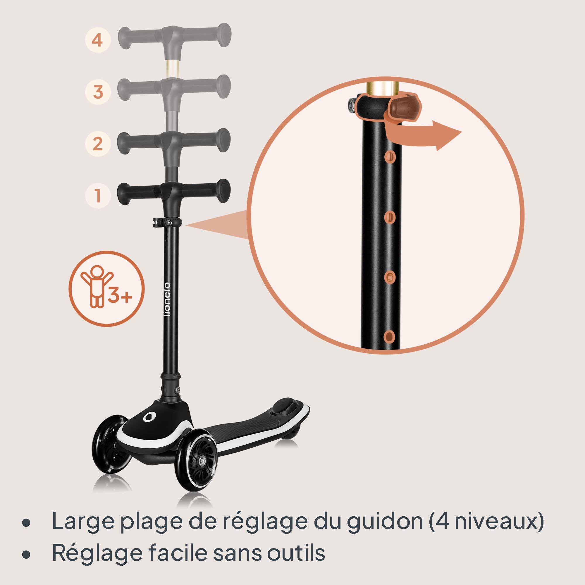 lionelo-mey-trottinette-3-roues-noir-led-50-kg-panier image 4