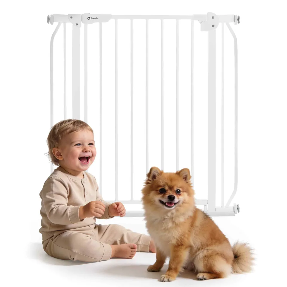 lionelo-truus-slim-barri-re-enfant-blanche-75-105-cm-sans-per-age image 1