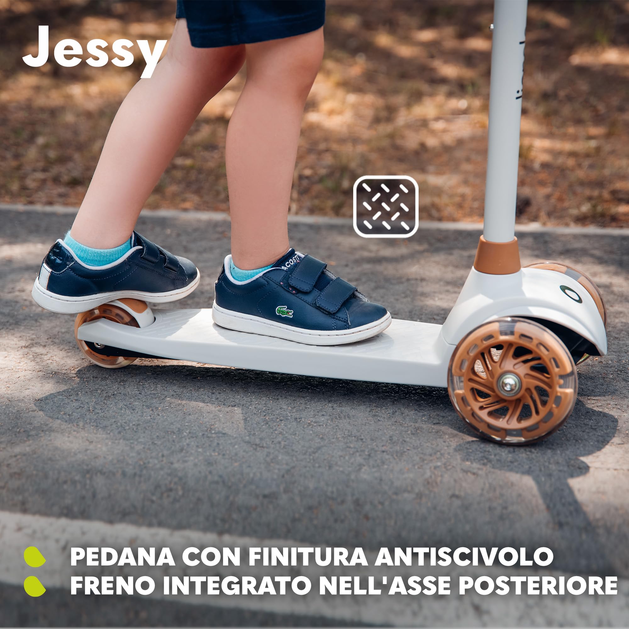 lionelo-jessy-trottinette-3-roues-enfant-pink-led-50-kg image 3