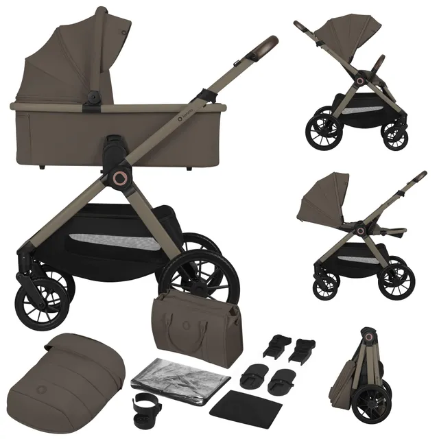 lionelo-layla-poussette-2-en-1-22-kg-nacelle-airydots-upf50 image 1