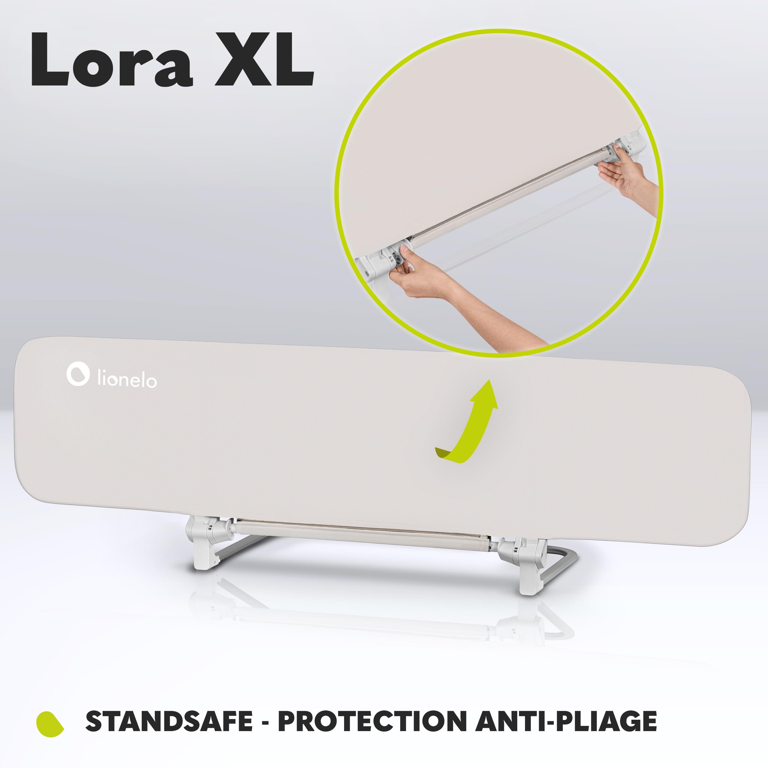 lionelo-lora-xl-barri-re-de-lit-beige-150-cm image 7