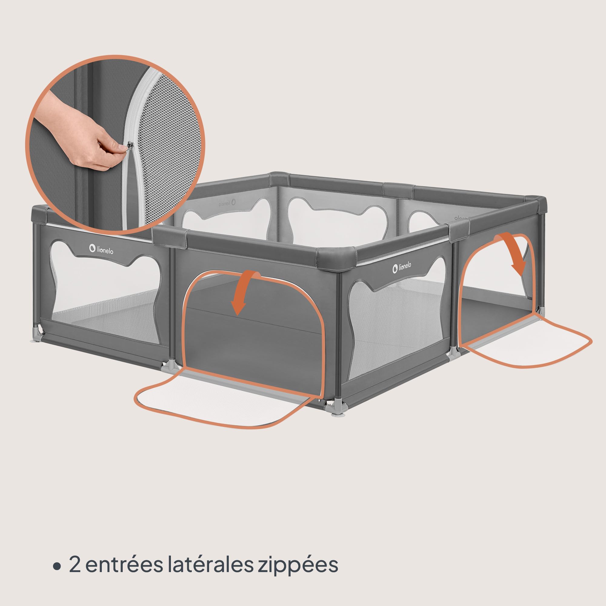 lionelo-willow-xl-parc-b-b-187x207-cm-gris-maille image 3