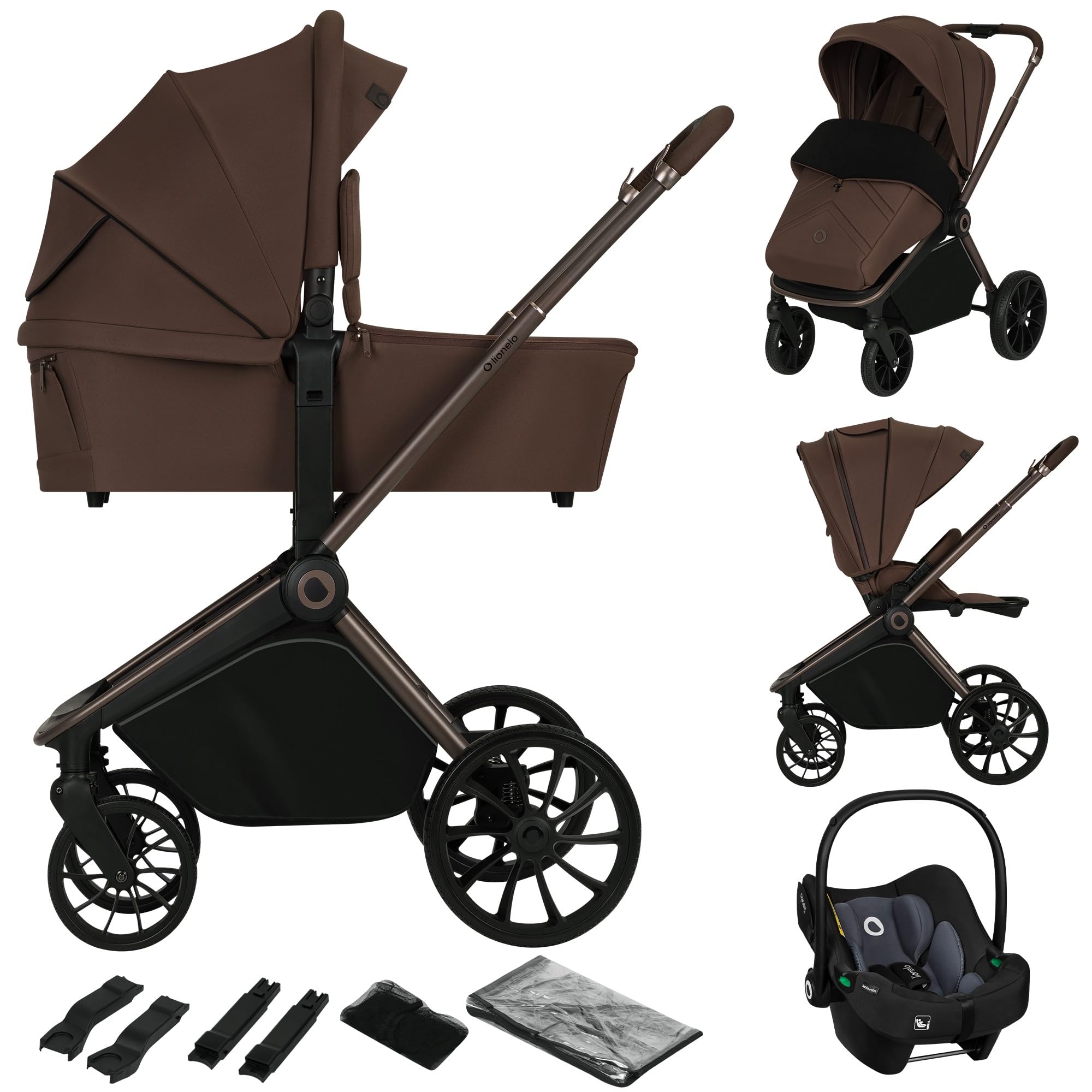 lionelo-mika-plus-poussette-3en1-grise-nacelle-i-size-22-kg image 1