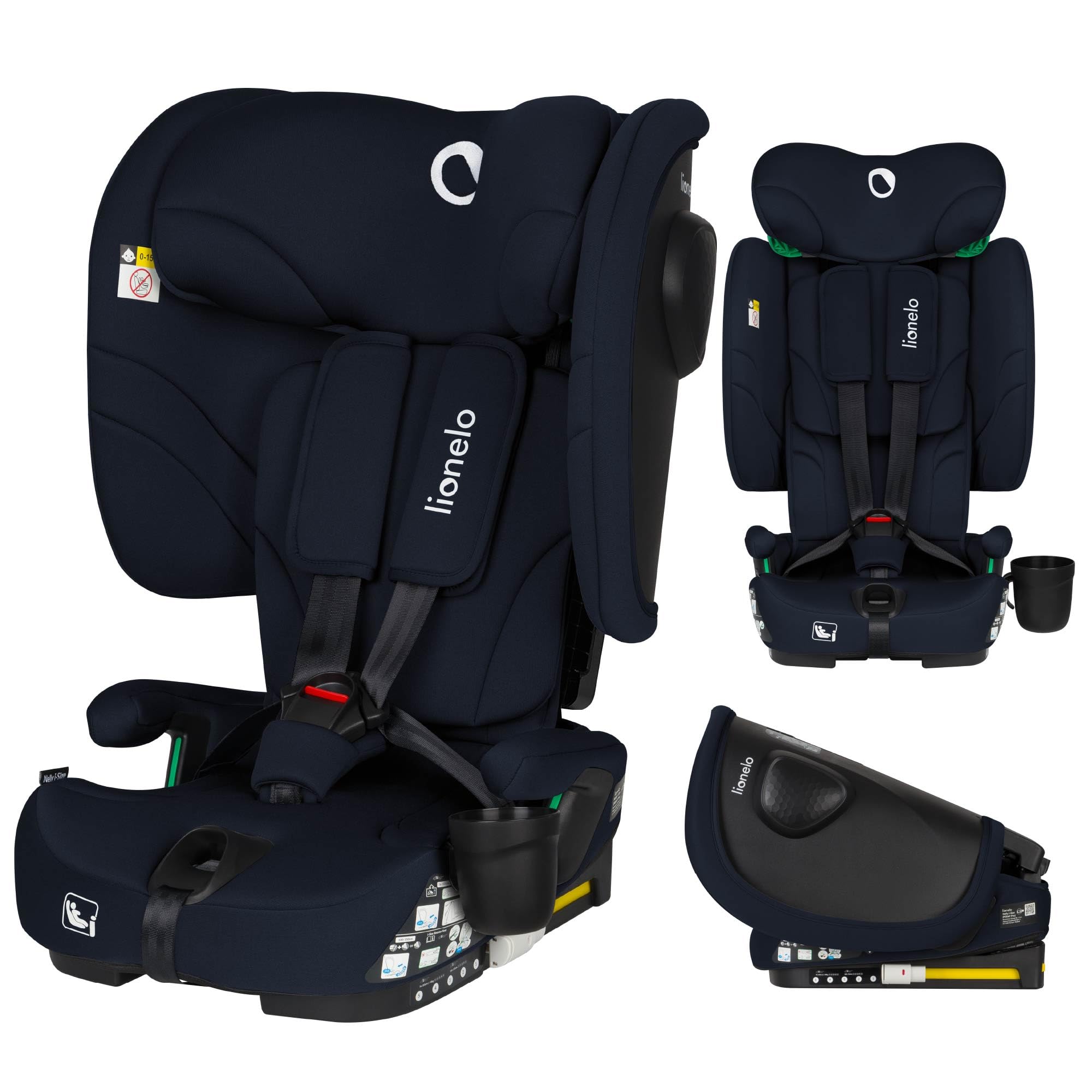 lionelo-nelly-i-size-si-ge-auto-bleu-pliable-isofix image 1