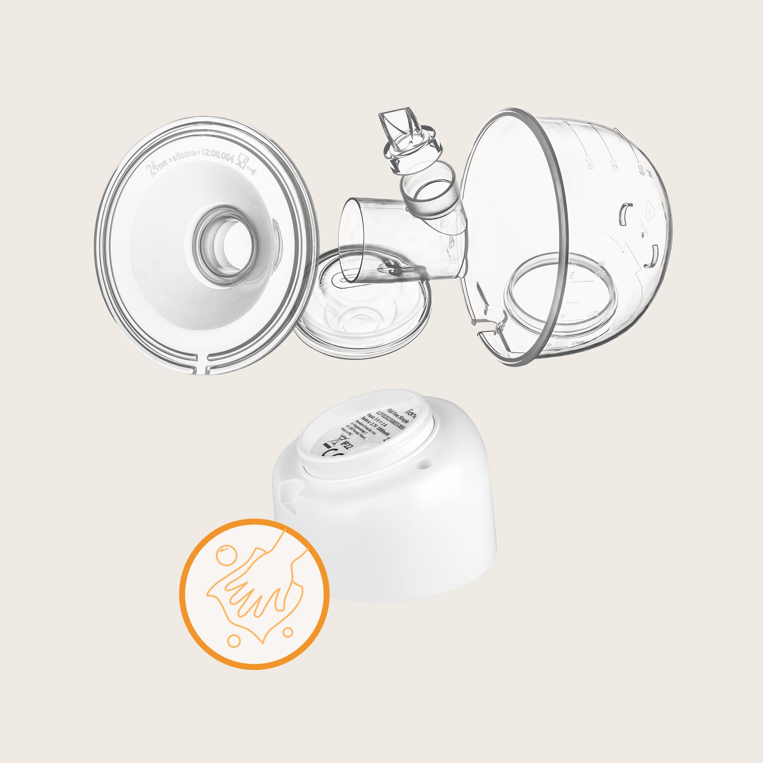 lionelo-fidi-free-simple-tire-lait-lectrique-mains-libres-180-ml image 2