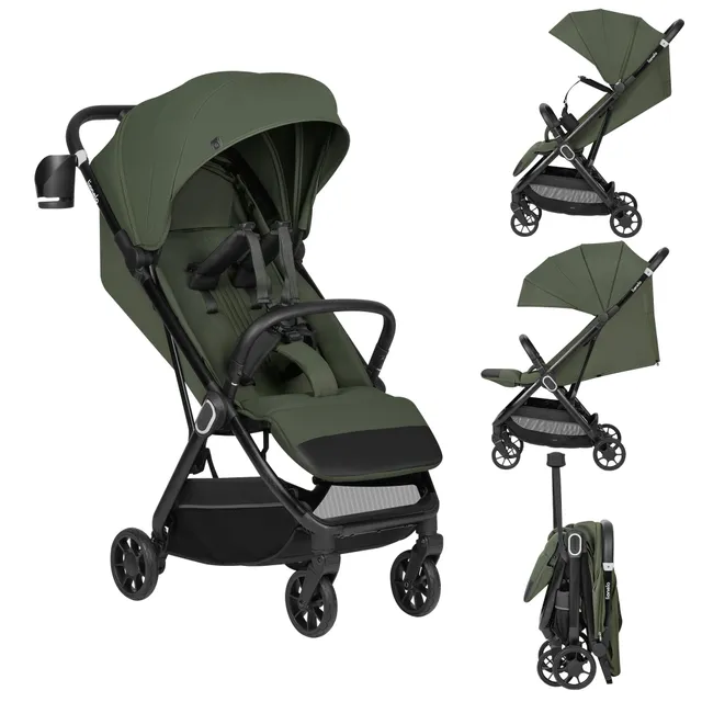 lionelo-bess-poussette-canne-verte-22-kg-pliage-une-main image 1