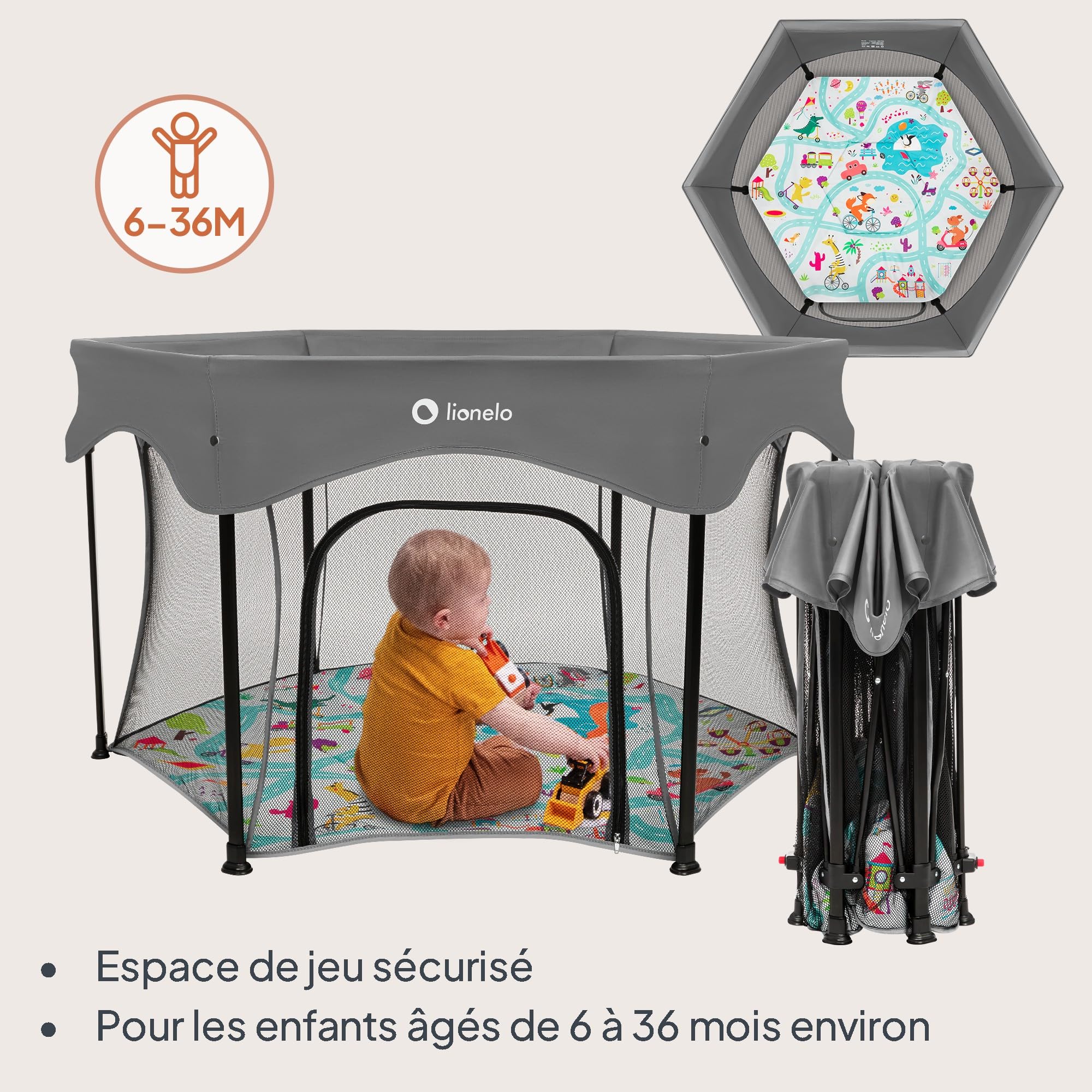 lionelo-roel-plus-parc-b-b-pliable-15-kg-filet image 2