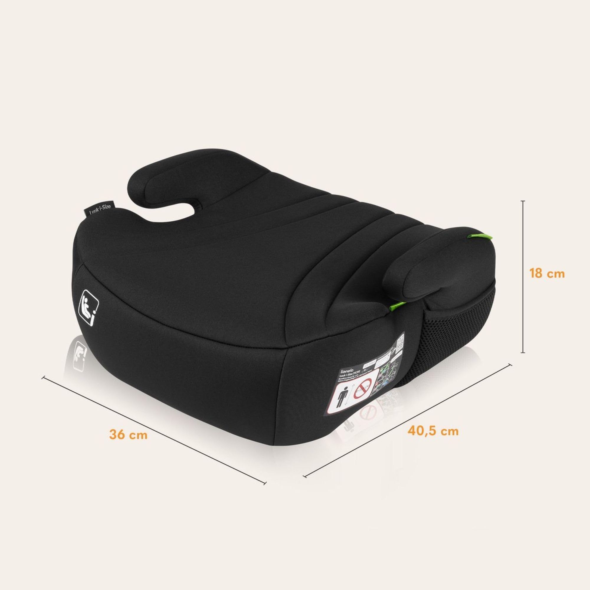 lionelo-luuk-i-size-rehausseur-auto-noir-22-36-kg image 8