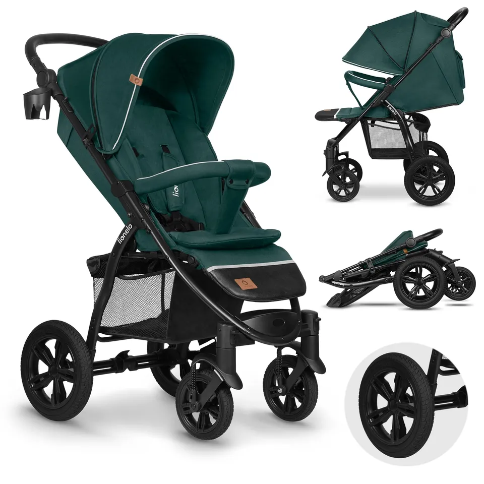 lionelo-annet-tour-poussette-canne-vert-22-kg-allong-e image 1