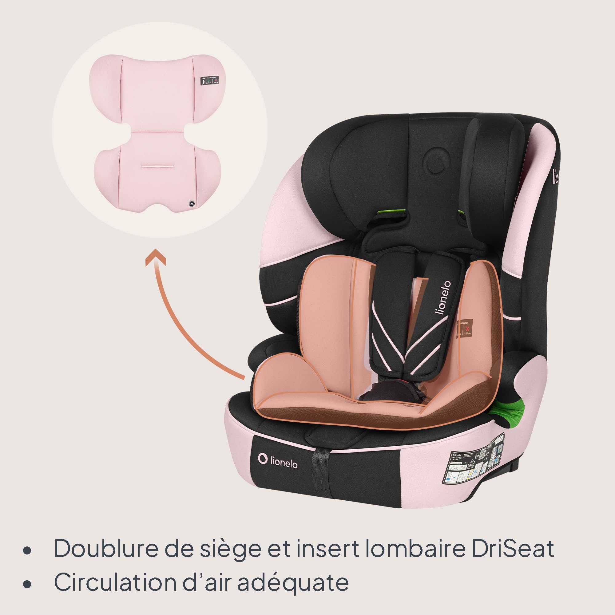 lionelo-levi-fix-si-ge-auto-i-size-76-150-cm-rose image 5
