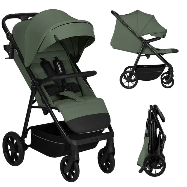 lionelo-iva-poussette-canne-l-g-re-22-kg-green image 1